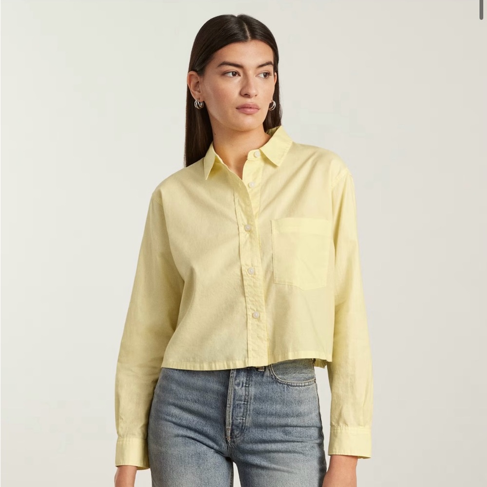 Everlane The Silky Cotton Way-Short Shirt